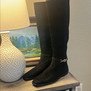 Sam Edelman Black Boots Sleek Minimalist Design